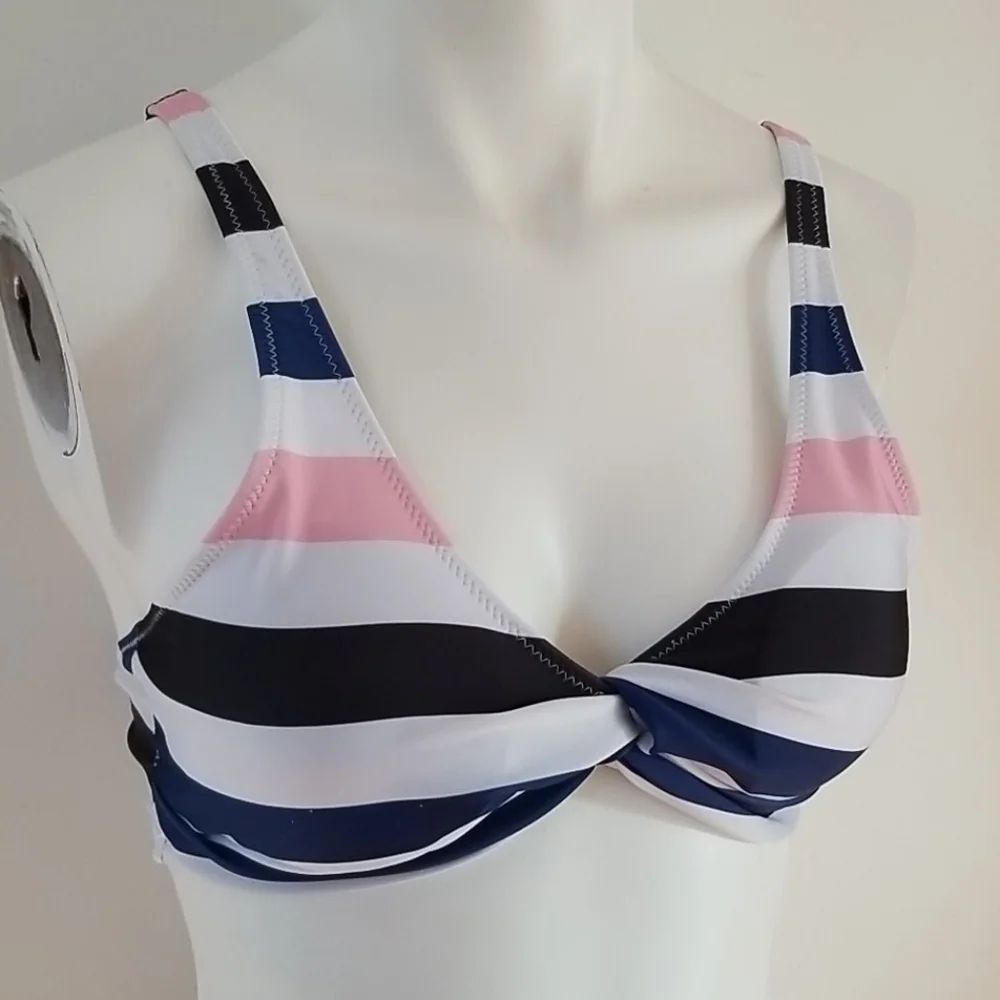 Zaful Striped 2-PC Cheeky Bikini Set